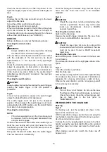 Preview for 13 page of Makita UC3520A Instruction Manual