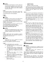 Preview for 14 page of Makita UC3520A Instruction Manual