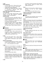 Preview for 93 page of Makita UC3520A Instruction Manual