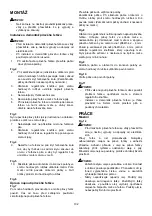 Preview for 102 page of Makita UC3520A Instruction Manual