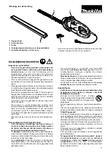 Предварительный просмотр 31 страницы Makita UH 4540, UH 5540, UH 6540 Instruction Manual