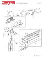 Makita UH 6350 Parts List предпросмотр