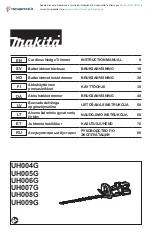 Предварительный просмотр 1 страницы Makita UH007GD201 Instruction Manual