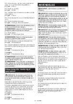 Предварительный просмотр 91 страницы Makita UH013G Instruction Manual