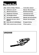 Makita UH200DZ Instruction Manual preview