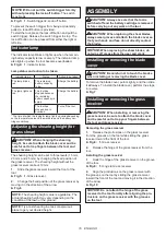 Preview for 16 page of Makita UH201DSAX Instruction Manual