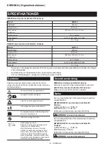 Preview for 19 page of Makita UH201DWA Instruction Manual