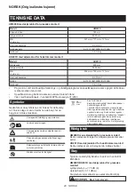 Preview for 28 page of Makita UH201DWA Instruction Manual