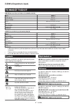 Preview for 37 page of Makita UH201DWA Instruction Manual