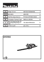 Preview for 1 page of Makita UH3502 Instruction Manual