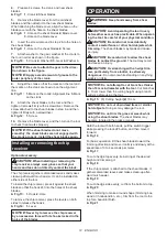 Preview for 12 page of Makita UH353D Instruction Manual