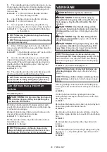 Preview for 46 page of Makita UH353D Instruction Manual