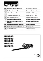 Makita UH420D Instruction Manual preview