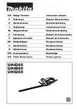 Makita UH4860 Instruction Manual preview