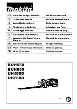 Makita UH650D Instruction Manual preview