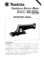 Makita UM1000D Instruction Manual preview