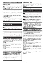 Preview for 17 page of Makita UM110DWYX Instruction Manual