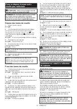 Preview for 27 page of Makita UM110DWYX Instruction Manual