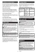 Preview for 112 page of Makita UM110DWYX Instruction Manual