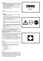 Preview for 18 page of Makita UM3830 Instruction Manual