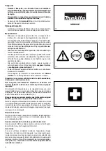 Preview for 54 page of Makita UM3830 Instruction Manual