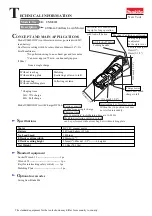 Preview for 1 page of Makita UM401D Technical Information