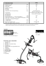 Preview for 43 page of Makita um4030 Instruction Manual