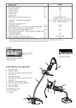 Preview for 55 page of Makita um4030 Instruction Manual