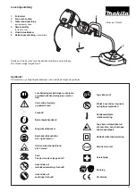 Preview for 63 page of Makita um4030 Instruction Manual