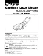 Makita UM40LDW Instruction Manual предпросмотр