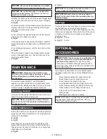 Preview for 18 page of Makita UM600D Instruction Manual