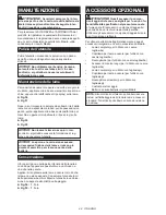 Preview for 48 page of Makita UM600D Instruction Manual