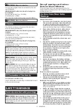 Preview for 11 page of Makita UM600DWAEX Instruction Manual