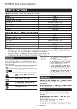 Preview for 19 page of Makita UM600DWAEX Instruction Manual