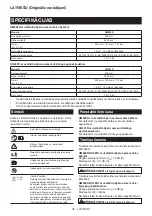 Preview for 46 page of Makita UM600DZX Instruction Manual