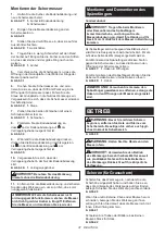 Preview for 37 page of Makita UM603D Instruction Manual