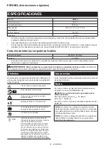 Preview for 61 page of Makita UM603D Instruction Manual