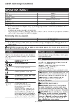 Preview for 82 page of Makita UM603D Instruction Manual