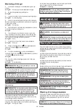 Preview for 89 page of Makita UM603D Instruction Manual