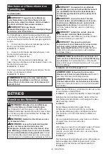 Preview for 33 page of Makita UN460WDZX1 Instruction Manual