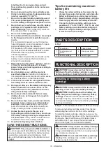 Предварительный просмотр 10 страницы Makita UP100D Instruction Manual
