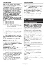 Предварительный просмотр 39 страницы Makita UR002G Instruction Manual