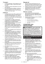 Предварительный просмотр 33 страницы Makita UR003G Instruction Manual