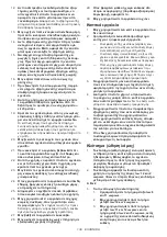 Предварительный просмотр 139 страницы Makita UR003G Instruction Manual