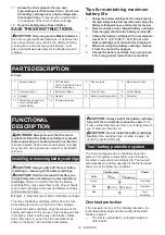 Preview for 19 page of Makita UR006G Instruction Manual