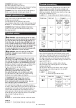 Preview for 52 page of Makita UR006G Instruction Manual