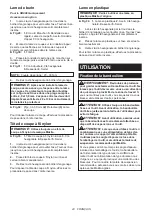 Preview for 43 page of Makita UR007GM101 Instruction Manual