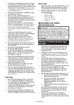 Preview for 54 page of Makita UR007GM101 Instruction Manual