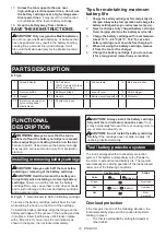 Preview for 19 page of Makita UR007GZ01 Instruction Manual