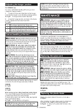 Preview for 24 page of Makita UR007GZ01 Instruction Manual